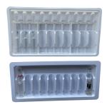 PET blister packaging tray 1ml 2ml water injection medicine ampoule tray