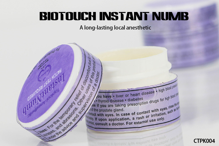 Permanent Makeup Tattoo Biotouch Instant Numb Cream for Pain Control