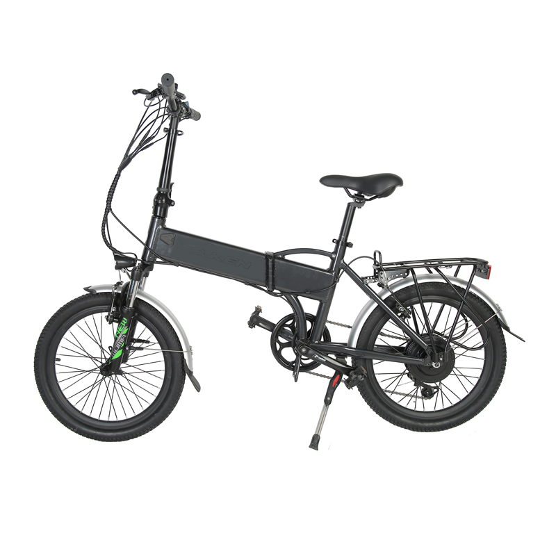 Front Suspension Electric Bike Aluminum Alloy Folding Electric Bicycle 250W 36V Ebike
