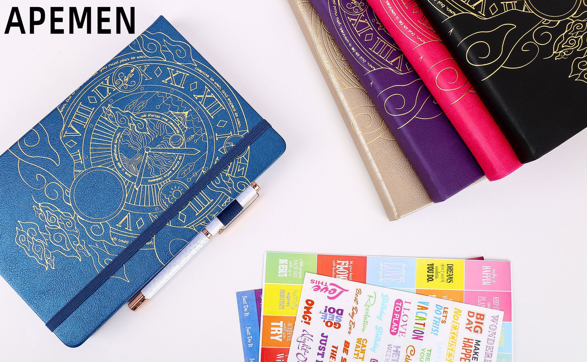 Customized Notebook Manufacturers Sell Luxury Notepad in Various Colors/Sizes/Materials