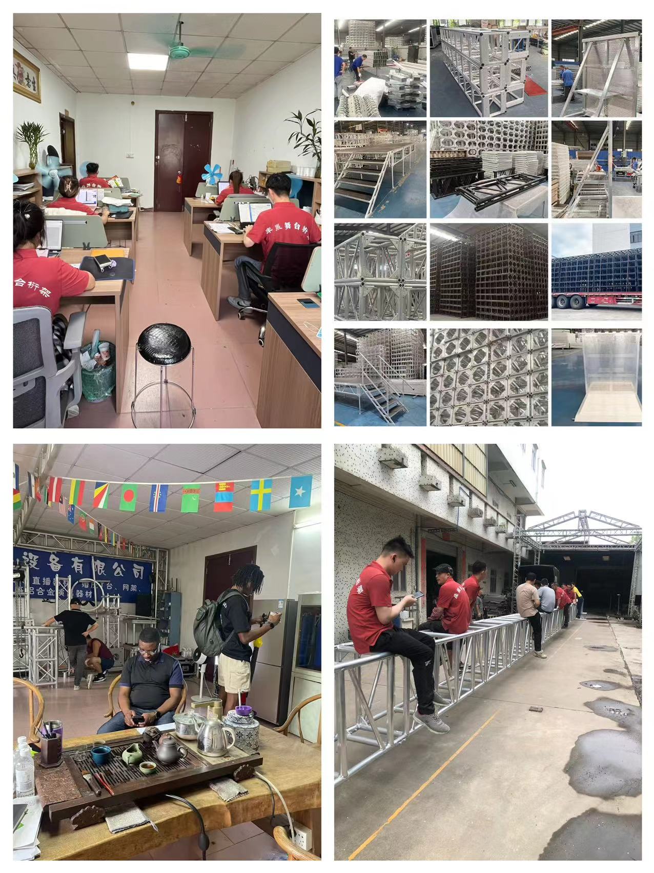 Aluminum Alloy Stage Truss , Thomas Bolt Truss For Concerts / Displays