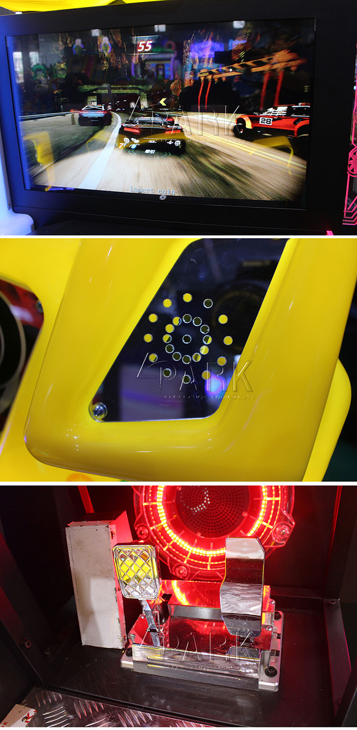 Split Second EPARK Network Racing Video Arcade Game Machine For Entertainment Gym