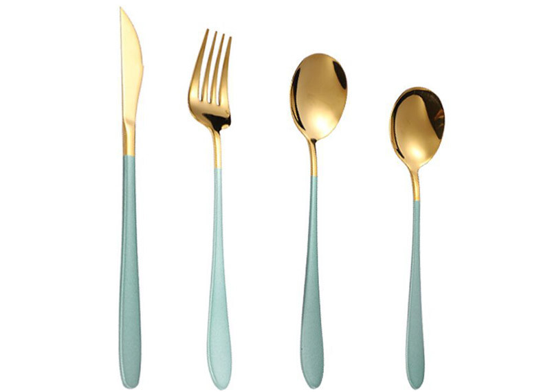 Nordic Western Kitchen Household Items 304 Stainless Steel Cutlery
