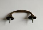 Antique Brass zamak H027 Metal Coffin handles size 19x7.5cm Screw Distance 14cm
