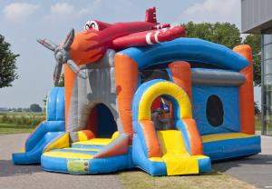 Wholesale Plane Ballcanon Durable PVC Inflatable Combo Bounce House Customized from china suppliers