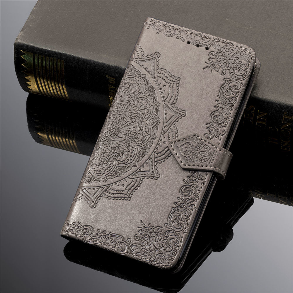 Multi Color Embossed Mandala Phone Flip Case For Xiaomi Redmi note6/note6 pro Pocophone F1 Max3 Redmi5 plus Redminote5