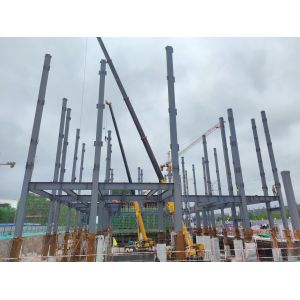 Multi Storey Prefabricated Structural Steel Structure Construction Solution And