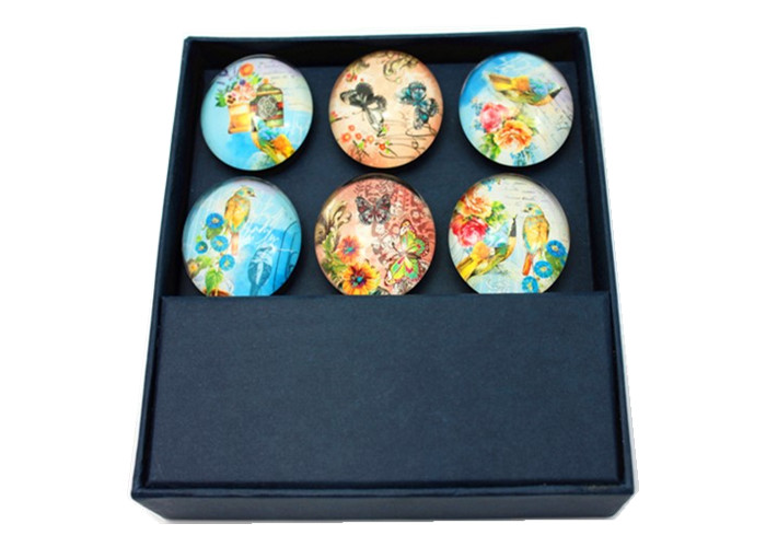 25mm 40mm 50mm Custom Photo Print Fridge Magnet With Gift Box Packaging