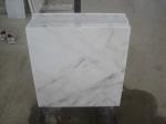 High Density Marble Wall Panels For Showers / Room , White Marble Slab Flooring