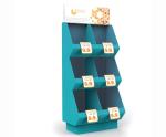 Professional Pharmacy Display Shelves 30kg/Layer Yellow / Pink / Blue Color