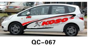 Wholesale Personalised PVC Car Body Sticker QC-067D / Car Decoration from china suppliers