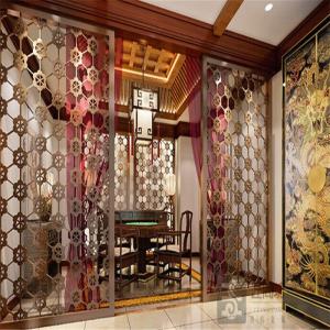 Wholesale laser cut screen room divider panels with bronze gold rose goldblack PVD color from china suppliers