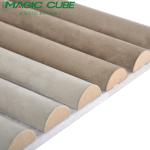 Wall Decoration 600*2400mm Suede Wrapped Acoustic Panel For Home