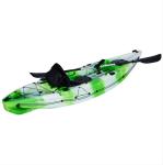 Single Seat One Person 9FT Fishing Sit On Top Canoe LLDPE Plastic Kayak