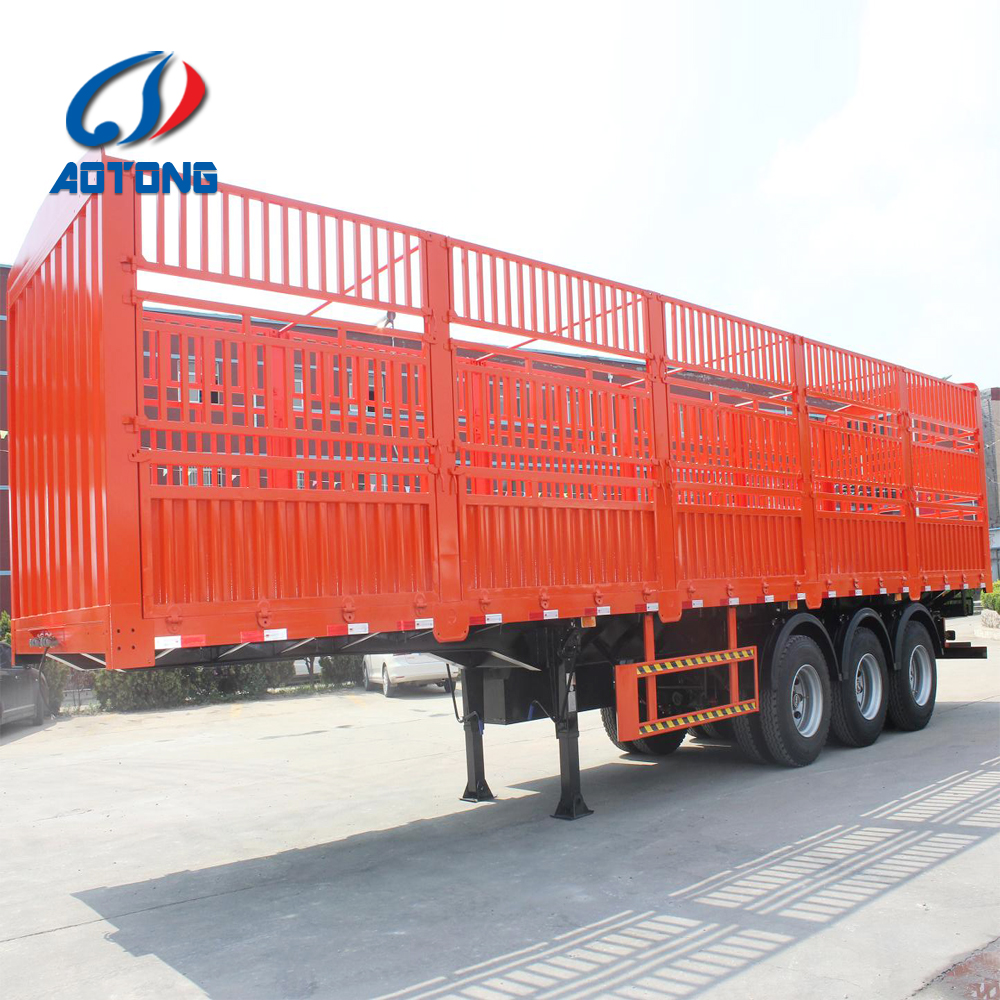 Leaf Spring Suspension 40ft/45ft Flatbed Semi Trailer for Easy Loading and Unloading