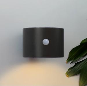 Wholesale Outdoor Solar Wall Sconce PIR Motion Sensor Light Fixture from china suppliers