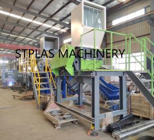 Wholesale Economic PET Recycling Machine , High Capacity Hot PET Bottle Flakes Washing Line from china suppliers