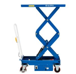 Wholesale Double Scissor Hydraulic Semi Electric Hydraulic Scissor Lift 150Kg 700mm from china suppliers
