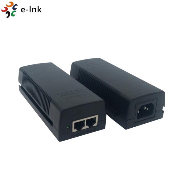 Fast Gigabit PoE Injector Adapter IEEE802.3af At 15W 30W 48V DC Output 10/100