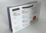 Corporate Retail Branded Carrier Bags With Own Logo , Branded Paper Bags with