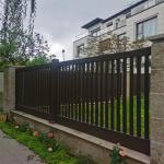 Flooring Installation Steel Slat Parapet Balustrades Handrails with Weather