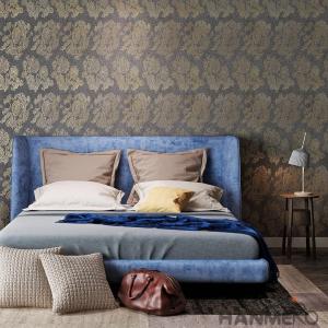 Wholesale Grey color Factory Price Bronzing Plant Fiber Particle Wallpaper China Supplier from china suppliers