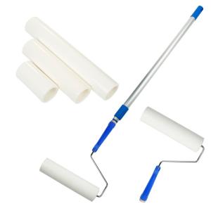Wholesale Disposable White Cleanroom Sticky Roller Blue ESD Dust Removal High Tackiness PE Adhesive For Cleanroom from china suppliers