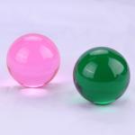 40mm 50mm Transparent Juggling Balls Red Blue Acrylic Crystal Ball Bead