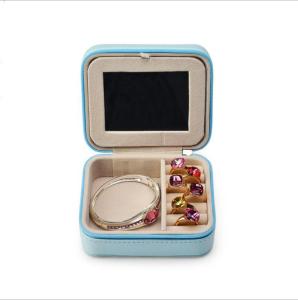 Wholesale 11cm 9cm 5cm Jewellery Organiser Box PU Custom Jewelry Box from china suppliers