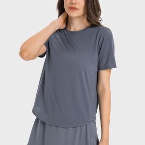 Wholesale Lightweight Cool Women Shorts Sleeve Horse RiidingTops Equestrian Apparel from china suppliers