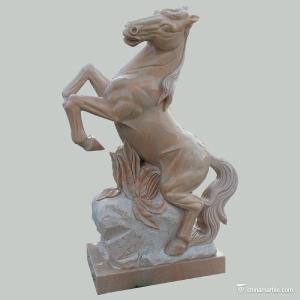 Wholesale Animal Stone Carving Sculpture Figures Rosetta Horse , Marble Animal Sculptures from china suppliers