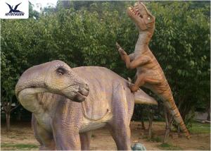Wholesale Large Outdoor Animal Statues , Realistic Life Size Dinosaur Lawn Decorations from china suppliers