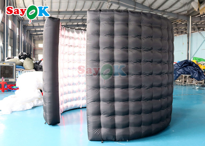 Inflatable 360 Degree Photo Booth With Led Fill Light 360 Photo Booth Enclosure Backdrop