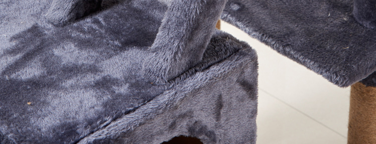 Cat Tree Scratc Fur Rope Post Made of Plush Material for Sustainable Living