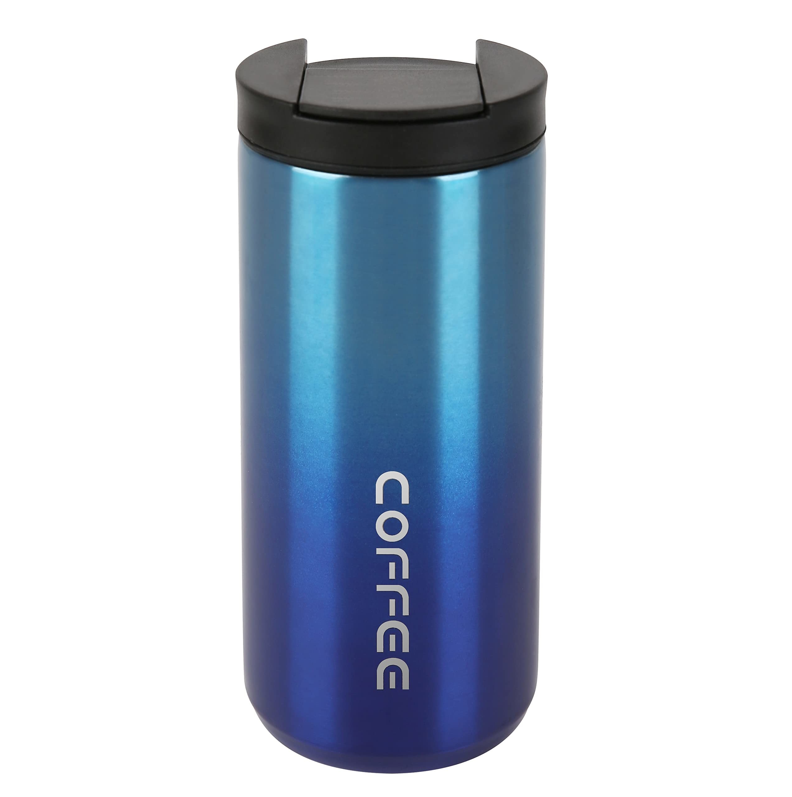 Insulated Coffee Mug 14oz, 4 Pack Travel Coffee Tumbler , Vacuum Insulated Coffee Mug With Leak Proof Screw Lid Coffee Cup For Men And Women For Hot &