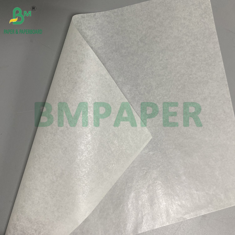 40g 50g One Side Wax Coated Paper Food Grade Wrapping Paper White Black Kraft Coffee Color