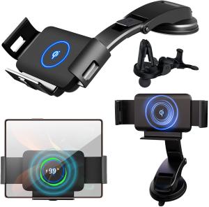 Wholesale 15W 9V Qi Wireless Car Charger Mount Holder 6MM For Galaxy Z Flip 3 from china suppliers