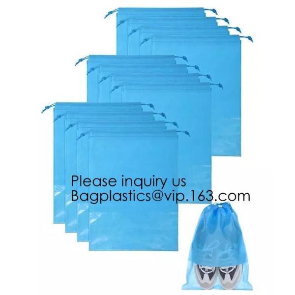 Clear Drawstring Bag - PVC Drawstring Backpack with Mesh Side Pockets for School, Music Festivals, Sporting Events, Trav