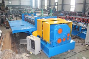Wholesale Steel Barrel Corrugated Roofing Forming Machine Suitable Material 0.1 - 0.25mm from china suppliers