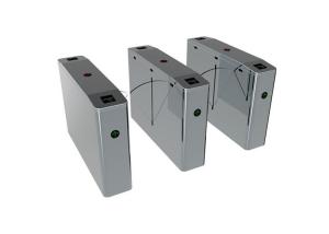 Wholesale RS485 120W SS304 Waist High Flap Turnstile For School from china suppliers