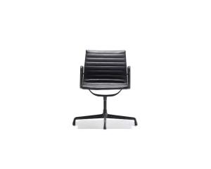 Wholesale Aluminum Group Modern Office Chair No Wheels Low Back Real Leather Material from china suppliers