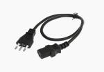 Italy standard 13A 3pin black power cord 0.5m-10m copper Laptop power cable