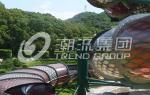 Amusement park fiberglass adult water slide Galvanized carbon steel Frame for