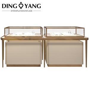Wholesale Curved Corners Jewellery Display Counter Showcase Modern Fashion Design from china suppliers