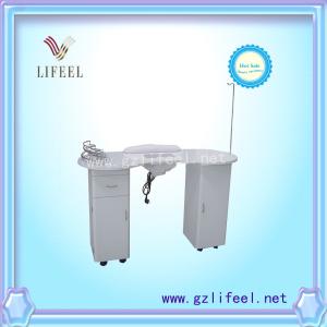 Wholesale Nail manicure table with dust collector nail desk nail salon equipment from china suppliers