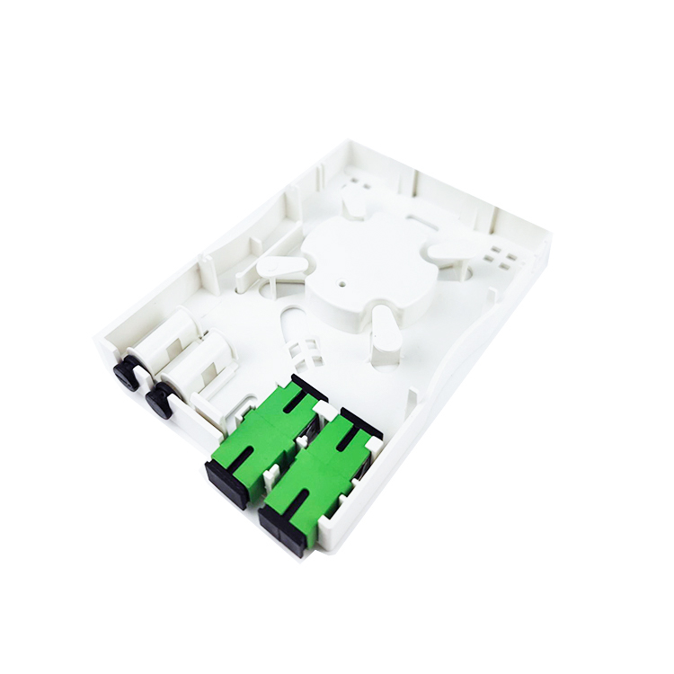 Wired LAN Network 2 Cores Plastic Fiber Optic Patch Cord SC Connector Type for Indoor