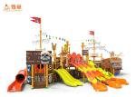 Colorful Funny Kids Water Slide In Aqua Park / Outdoor Playground