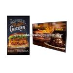 3.5mm Bezel 500nits Restaurant LCD Video Wall Menuboard Display Monitor Shopping