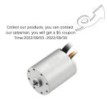 Faradyi D28*L35mm Coreless Brushless Motor High Speed 7120 11970RPM High Speed