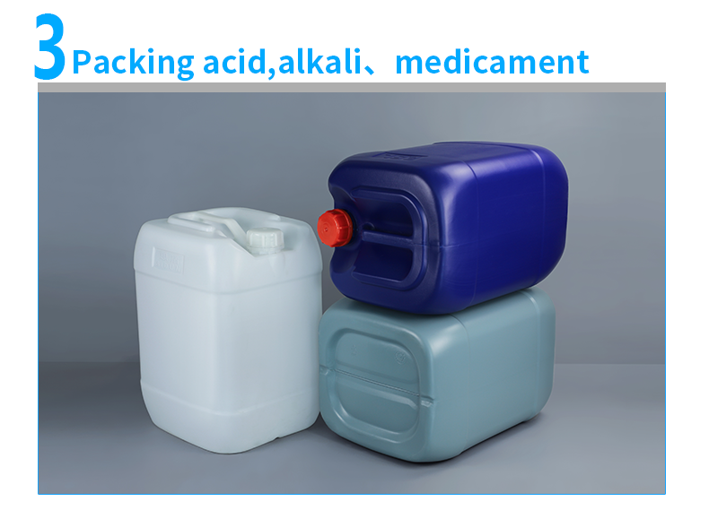 15.25 Inches 5 Gallon Chemical Containers Alkali Medicament 25 Ltr Jerry Can